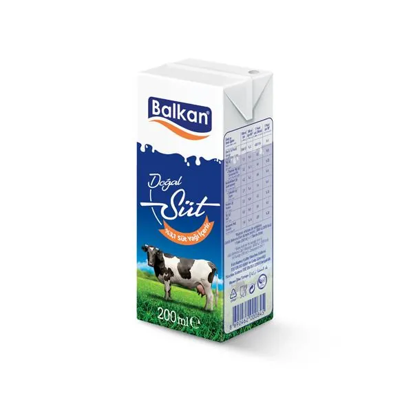 Balkan 200 ml UHT Yağlı Süt